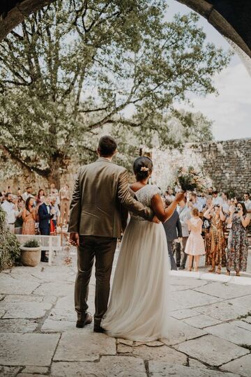 Mariage au château de Roussillon