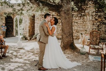 Mariage au château de Roussillon