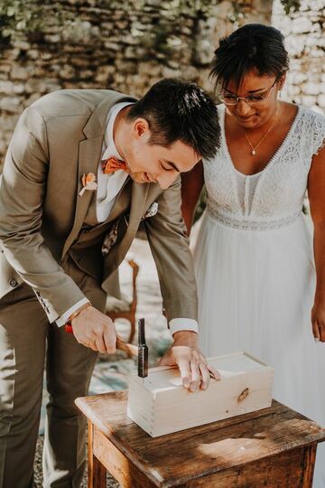 Mariage au château de Roussillon