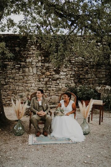 Mariage au château de Roussillon