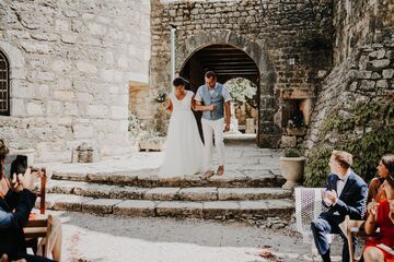 Mariage au château de Roussillon