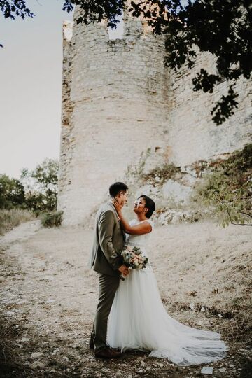 Mariage au château de Roussillon