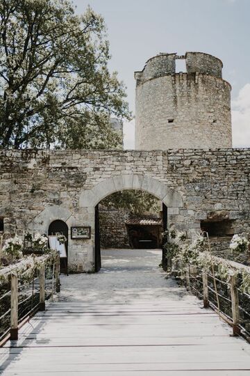 Mariage au château de Roussillon