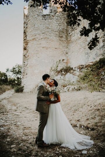 Mariage au château de Roussillon