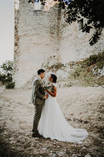 Mariage au château de Roussillon