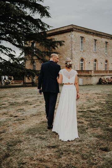 mariage au chateau de tauzies