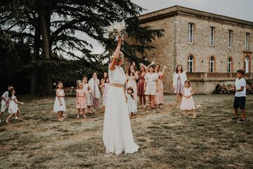 mariage au chateau de tauzies