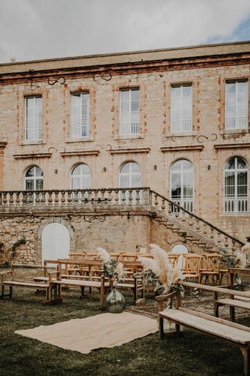 mariage au chateau de tauzies