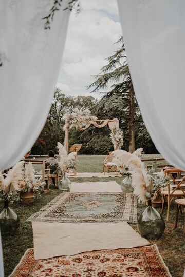 mariage au chateau de tauzies