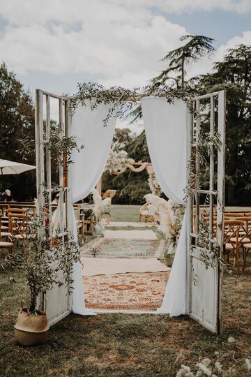 mariage au chateau de tauzies