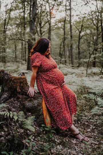 séance grossesse en foret