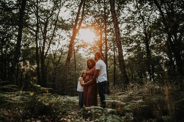 séance grossesse en foret